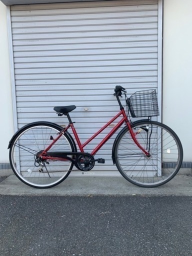 【商談中‼︎】27インチ　外装6段変速LEDオートライトシティーサイクル　防犯登録料込