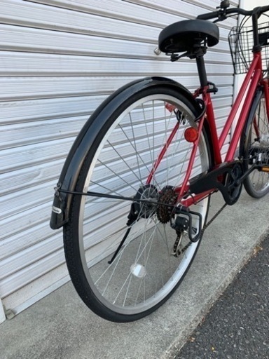 【商談中‼︎】27インチ　外装6段変速LEDオートライトシティーサイクル　防犯登録料込