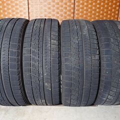 BRIDGESTONE ECO FORME 17×7JJ 5/114.3 BRIDGESTONE BLIZZAK VRX 215/55R17 94Q スタッドレスタイヤ4本セット