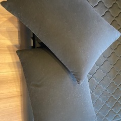 ダブルベッド　フレーム　ベット　マットレス　クッション付き