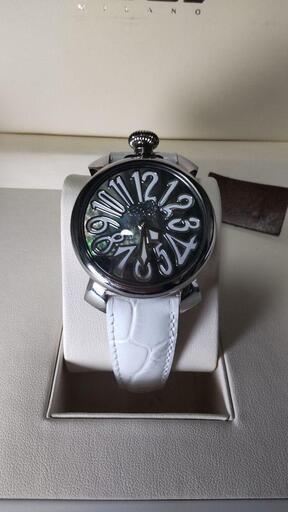 【新品未使用】 GAGA MILANO ガガミラノ 腕時計 ホワイトレザー