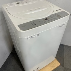 SHARPシャープ/全自動洗濯機/2019年製/ES-GE5C-...
