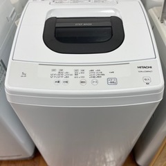 送料・設置込み　洗濯機　5kg HITACHI 2020年