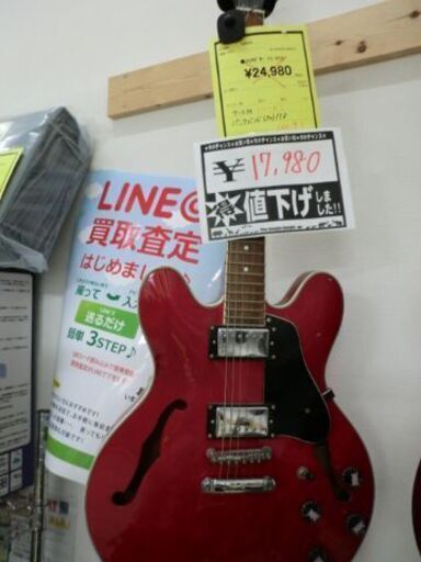 ジモティ来店特価!!!　エレキギター　トミー・スミス　J-324