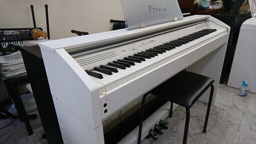 電子ピアノ CASIO カシオ privia プリヴィア PX-750WE 2012製 動作品
