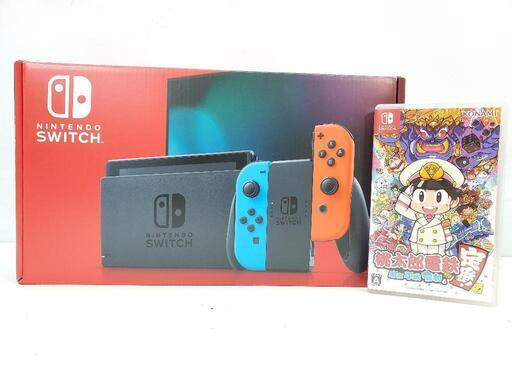 美品 任天堂 Nintendo Switch HAD-S-KABAA ネオンブルー・ネオンレッド