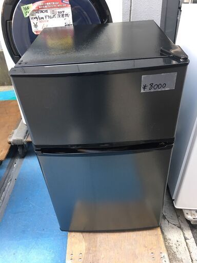 ☆中古 激安！！￥8,000！！maxzen　90㍑2ドア冷蔵庫　家電　2019年製　JR090ML01GM型　幅50cmｘ奥行52cmｘ高さ85cm　【BC185】