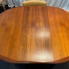 アンティーク　ダイニングテーブルチェア4脚セット