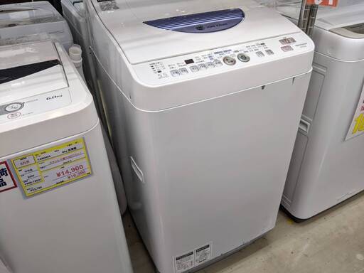 ⭐️温風乾燥！⭐️SHARP 5.5kg洗濯機 2015年式 ES-TG55L シャープ 0324-04