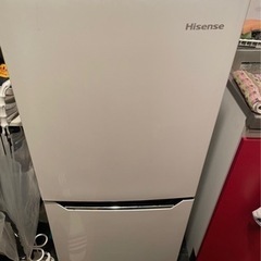 (受け渡し予定者決定)2018年製　ハイセンス冷蔵庫　HRD1302