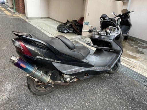 スカイウェーブ250 実働車（実働車 スズキ スカイウェイブCJ43a