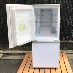 □極美品□シャープ 2ドア冷蔵庫 SJ-G14E4-W 2017年