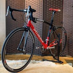 ■SPECIALIZED S-WORKS TARMAC 2004年 スペシャライズド エスワークス ターマック 20速 赤 黒 ロードバイク 自転車 札幌発