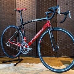 ■SPECIALIZED S-WORKS TARMAC 2004年 スペシャライズド エスワークス ターマック 20速 赤 黒 ロードバイク 自転車 札幌発
