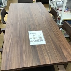 KO-97【ご来店頂ける方限定】ダイニング7点セット　ブラウン