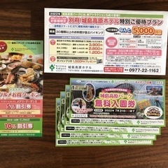 お取引き中●城島高原パーク　無料入園チケット