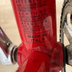 お話中　イタリア製　ビアンキ　ロードバイク　Bianchi