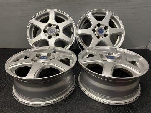 BS FEID KD6 フェイド 社外ホイール 15インチ 4本 6J5HPCD114.3+48 ヴォクシー ノア等　(VHA328) クレジットカード QRコード決済可能