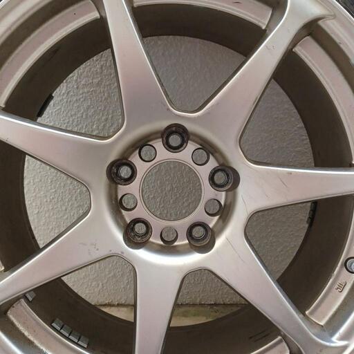 車のパーツ CSTスポーツ 17インチ9Jホイール 2本タイヤ新品付き