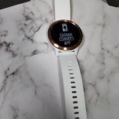 【新品未使用】 GARMIN ガーミン スマートウォッチ ホワイトベルト