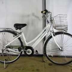 B844　限定特価　整備済み★ブリヂストン　アルベルト　ホワイト★ 中古自転車 【26インチ 】