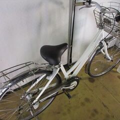 B844　限定特価　整備済み★ブリヂストン　アルベルト　ホワイト★ 中古自転車 【26インチ 】