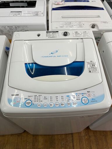 678　洗濯機　東芝　2010年製　AW-60GF　〖リサイクルショップどりーむ鹿大前店〗
