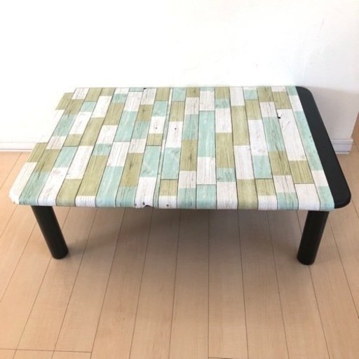 ローテーブル　黒　90 × 60 × 30 脚取り外し可