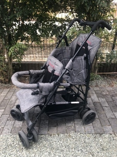 【決まりました】双子、年子用ベビーカー縦型　値下げ中