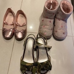 H&M 靴　パンプス　ピンク　ブーツ　サンダル　キッズ　セット　...