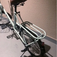 自転車 20インチ ミント色　ママチャリ
