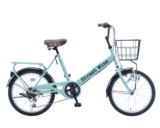 自転車 20インチ ミント色　ママチャリ