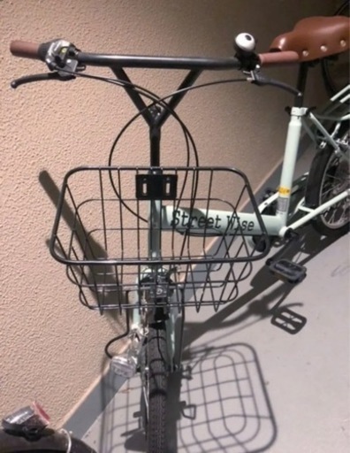 自転車 20インチ ミント色　ママチャリ