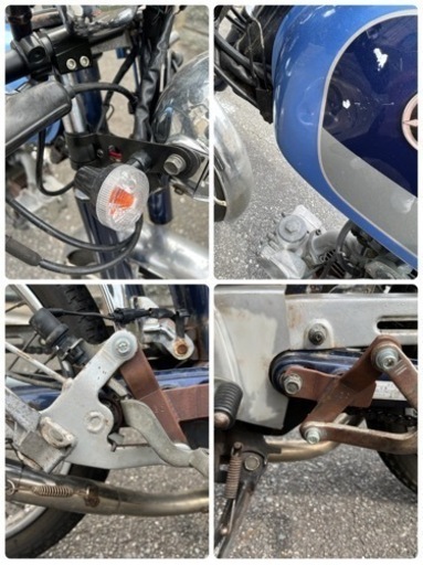 YAMAHA YB-1FOUR 2000年モデルua05jバックステップ付きカフェレーサー