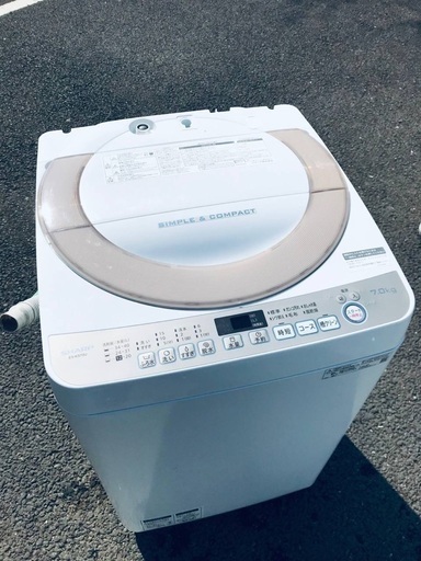 ⑥♦️EJ2484番SHARP全自動電気洗濯機 【2019年製】