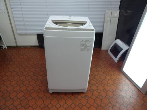 ID 009288　洗濯機　東芝　7K　２０２０年製　AW-7G8K(W)