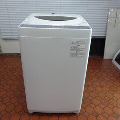 ID 009158 洗濯機 東芝 5K 2019年製 AW-5G6（W)