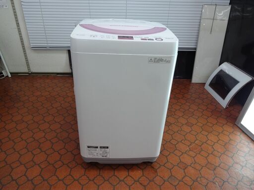 ID 002670　洗濯機　シャープ　6K　２０１７年製　ES-GE6A-P