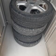 4本セット　165/55R14ノーマルタイヤ　ホイール付