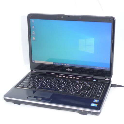 日本製 中古良品 Wi-Fi有 ノートパソコン 富士通 AH700/5A 15.6インチ Core i5 8GB 500GB Blu-ray 無線 webカメラ Windows10 Office