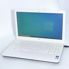 大容量HDD-750G ホワイト ノートパソコン 15.6型 NEC PC-LS150HS6W