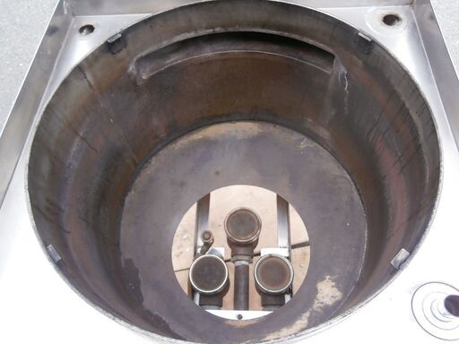☆中古品 そば釜 ラーメン釜 ゆで釜 都市ガス 横650ｘ奥670（突起含む760）ｘ800（1000）（1260）ｍｍ 動作問題なし☆