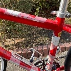 クロスバイク赤　大人Sサイズ