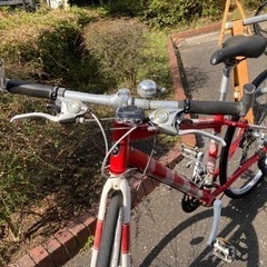 クロスバイク赤　大人Sサイズ