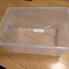 【IKEA雑貨】プラスチック収納ケース　ふた付きボックス