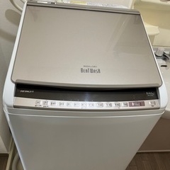 2020年美品日立全自動洗濯機 BW-DV80E  乾燥付き ビ...