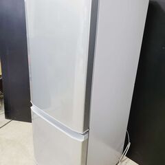 三菱 MITSUBISH ノンフロン 2ドア冷凍冷蔵庫 MR-P15T-S 12年製 シルバー 146L 動作確認済
