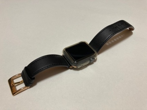 Apple Watch 38mm レザーベルト付き　series3