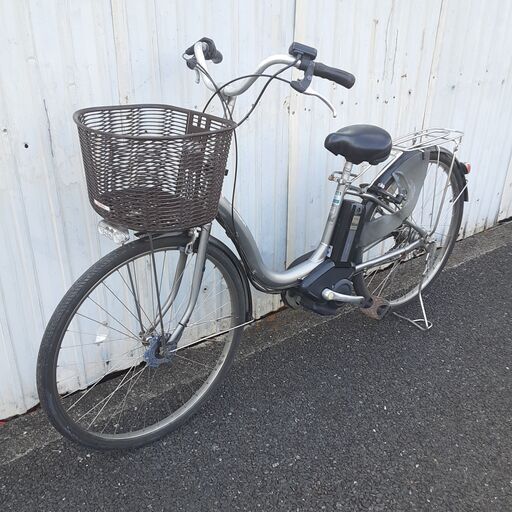 R4049電動アシスト自転車　ヤマハ　PAS ナチュラ　バッテリー　充電器　鍵付き　電動自転車