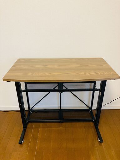 E-WIN スタンディングデスク 昇降式テーブル 手動 折りたたみ 天板